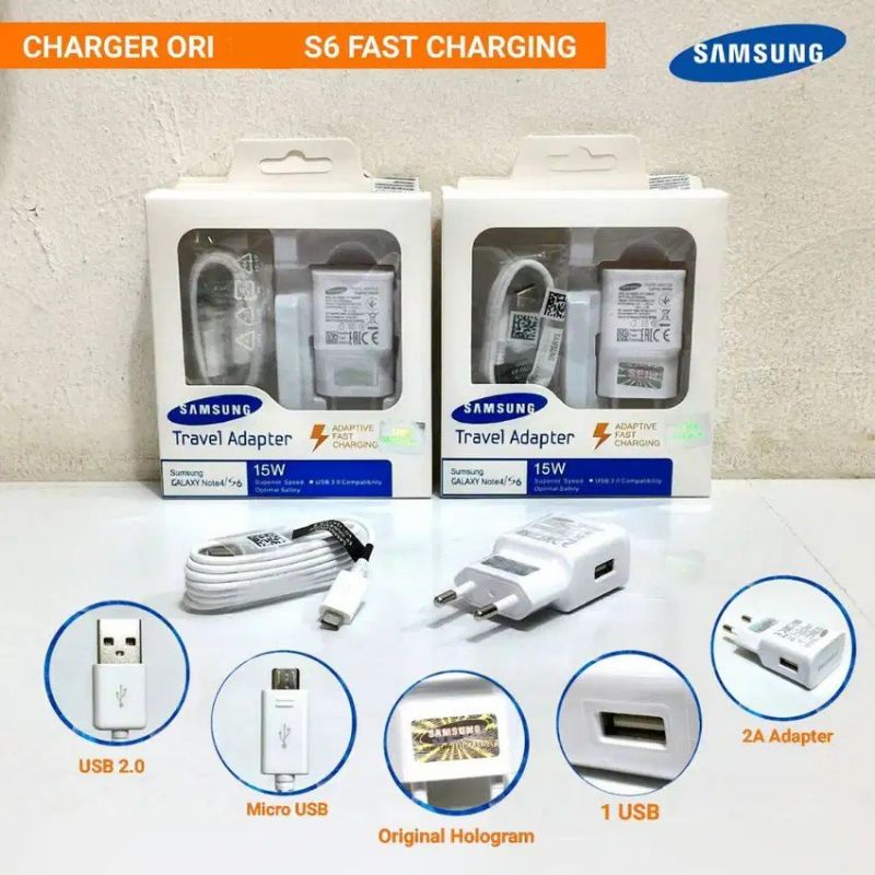Charger Samsung J2prime,j5,j3,j7 charger samsung original