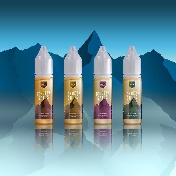 ICE BERG SALT NIC SERIES BY HEX JUICE 15ML CUKAI TERBARU