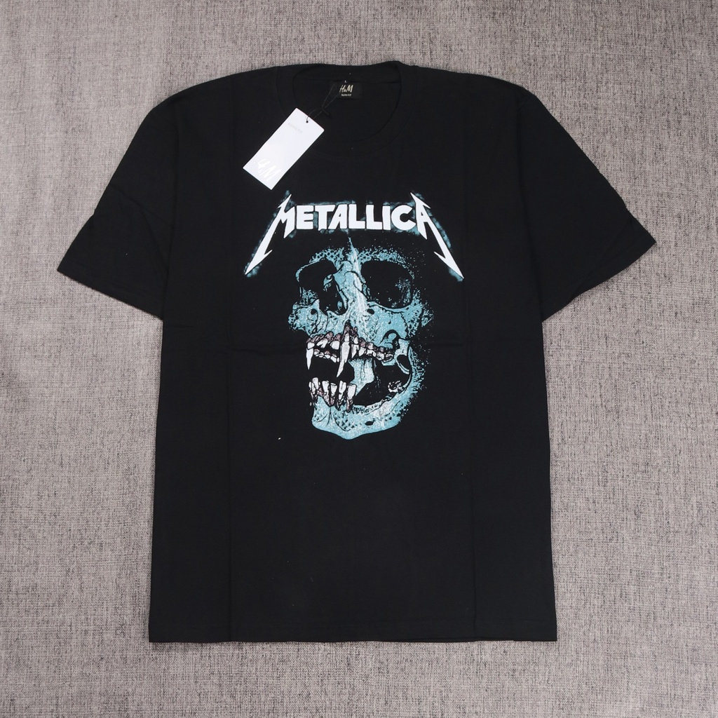 BAJU KAOS TSHIRT BAND METALLICA GOOD QUALITY - COMBAD 30S