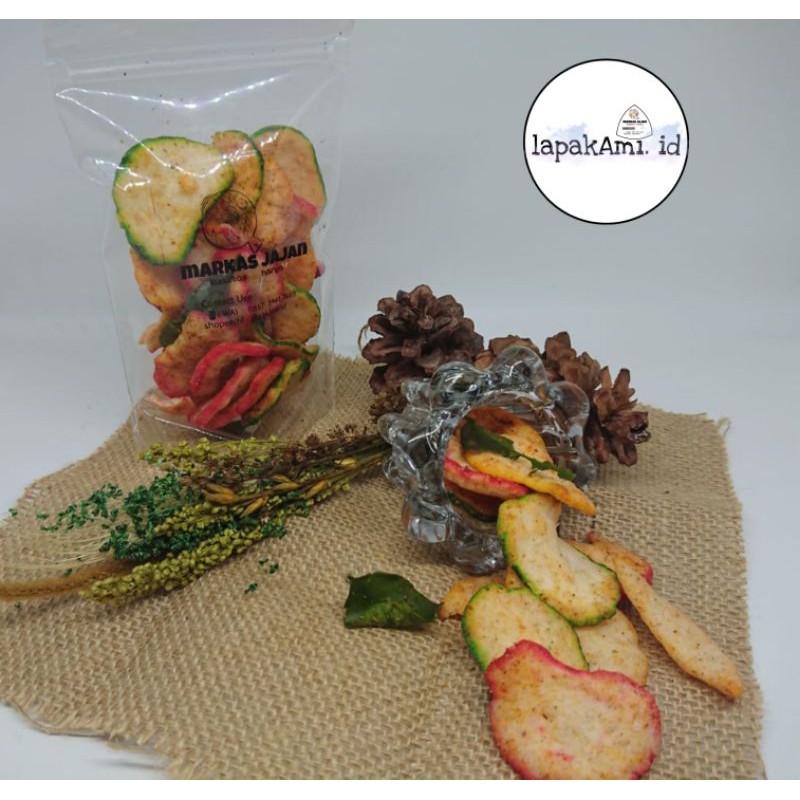 

kerupuk seblak/ keripik seblak ASIN,PEDAS,GURIH, MANIS (75gr)