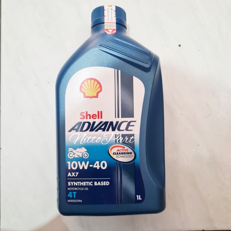 100% ORIGINAL Oli Shell Advance AX7 1 Liter