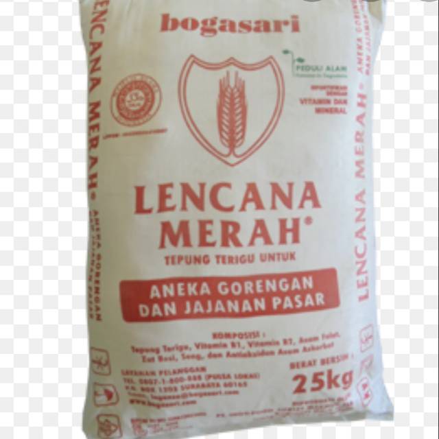 TERIGU LENCANA MERAH KARUNGAN.SAMEDAY/INSTANT