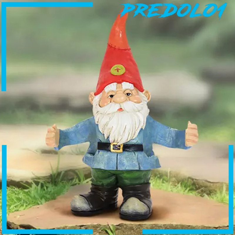 (Predolo1) Patung Gnome Untuk Dekorasi Taman / Outdoor