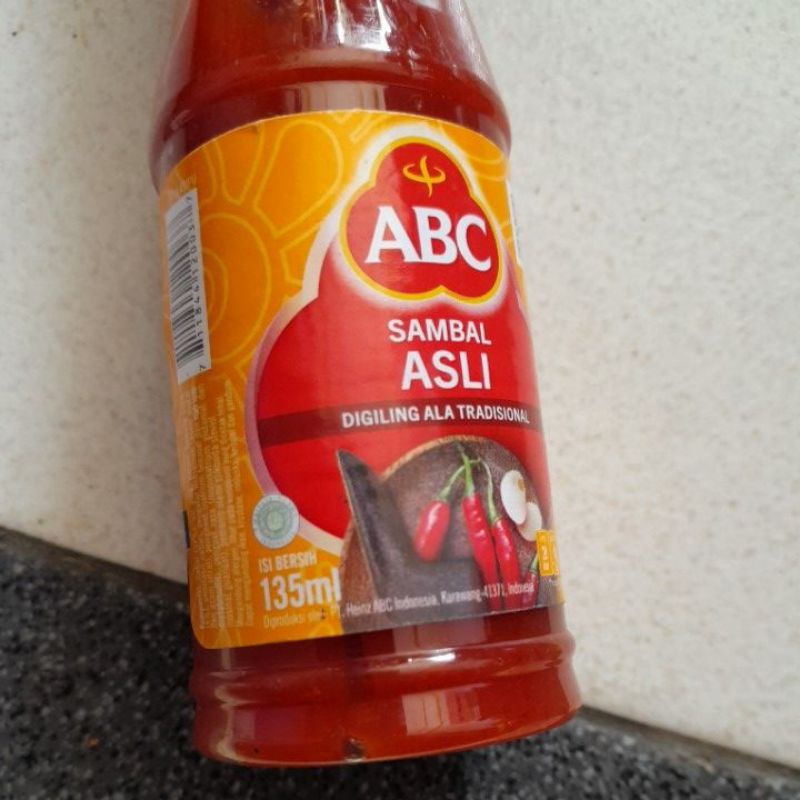 abc saus sambal asli ABC 135 ml dan kecap abc 135 ml