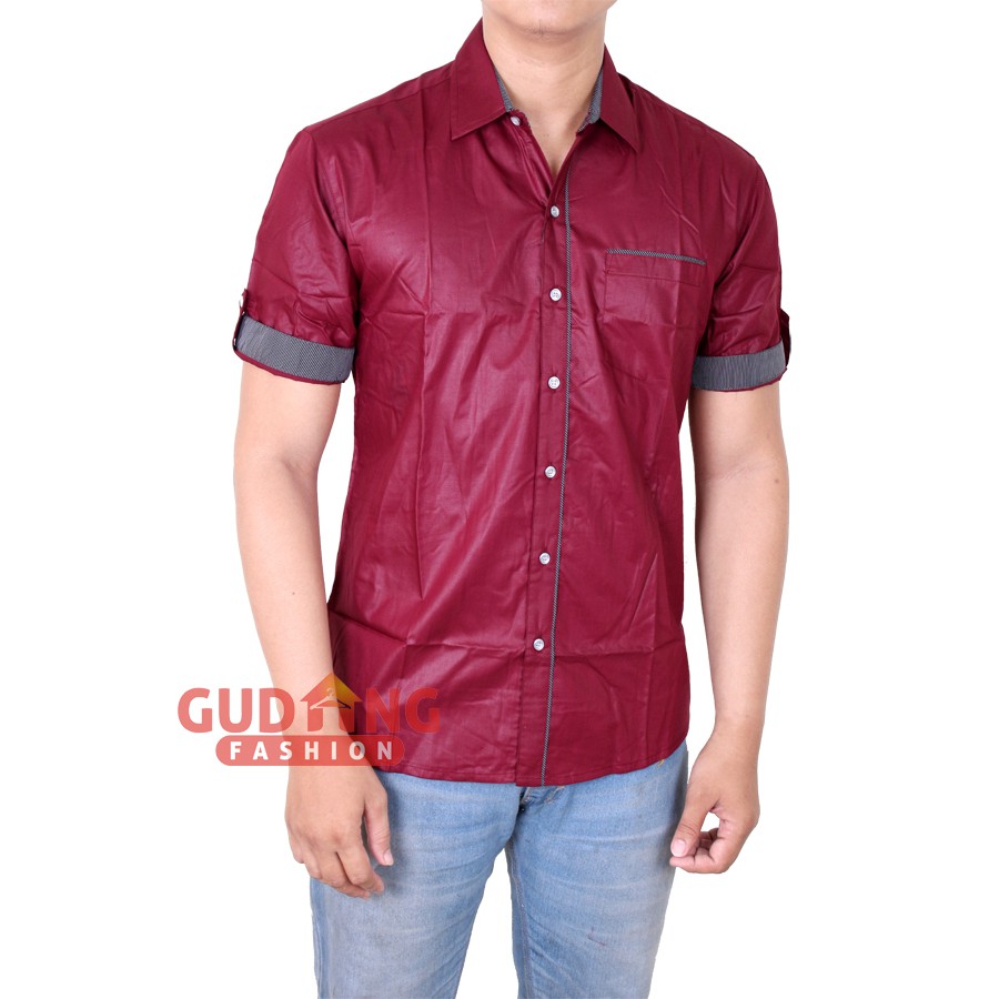 Mens Short Sleeve Casual Slim Fit Stylish Shirts SHT 756