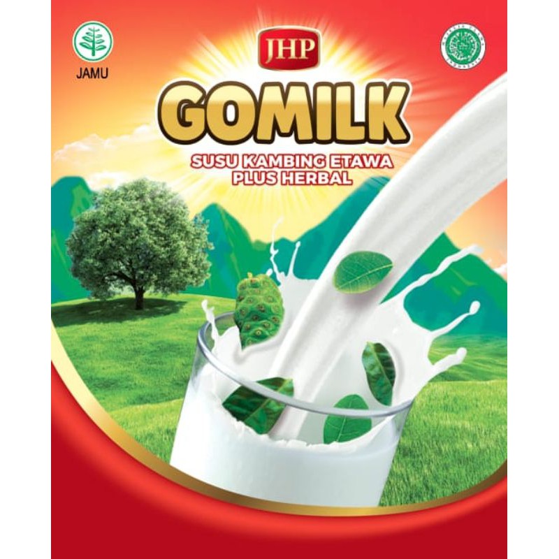 

Susu kambing etawa Gomilk plus daun kelor