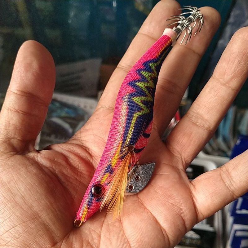 Daido Squid Jig Egi Rattle umpan cumi yamashita KW