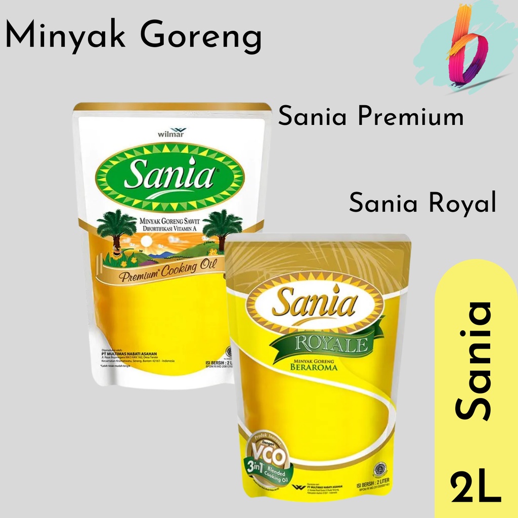 

Minyak Goreng Sania 2 Liter kemasan pouch