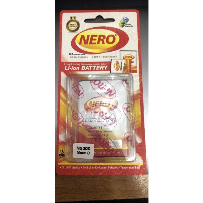 BATERAI DOUBLE POWER NERO SAMSUNG NOTE 3 / N9000 BATRE BATTERY