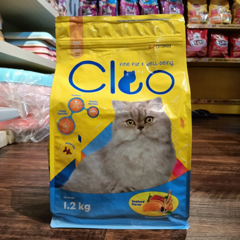 Cleo Cat Food 1.2kg / Kitten - Adult Makanan Kucing Cleo Murah