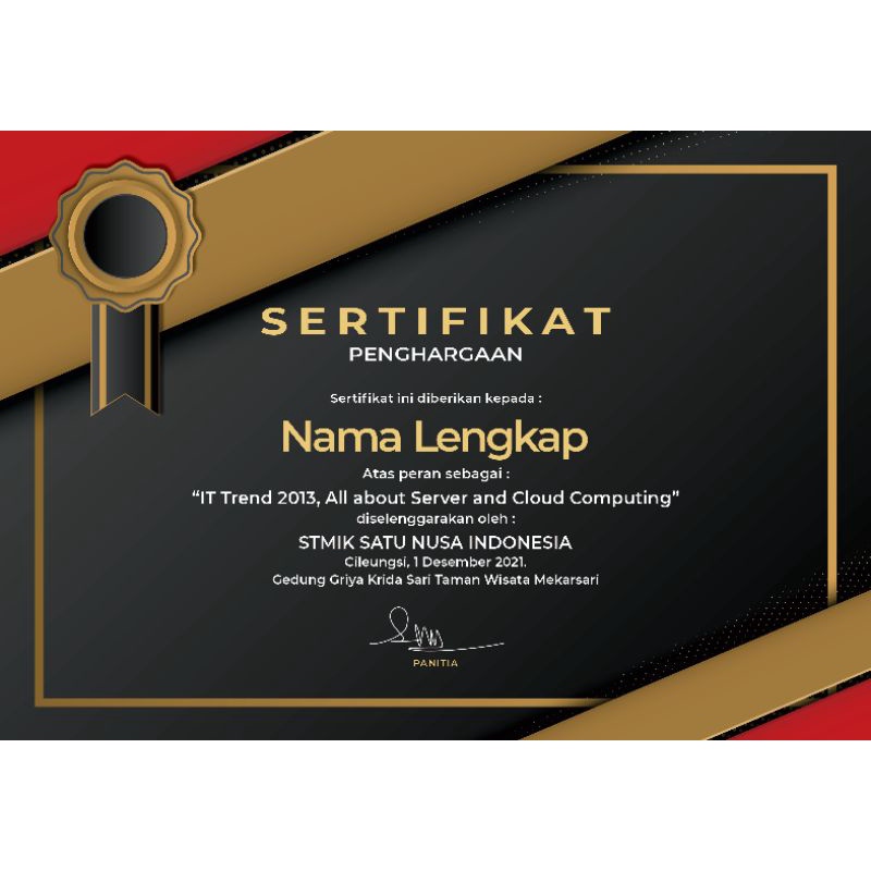 

Jasa Cetak Sertifikat