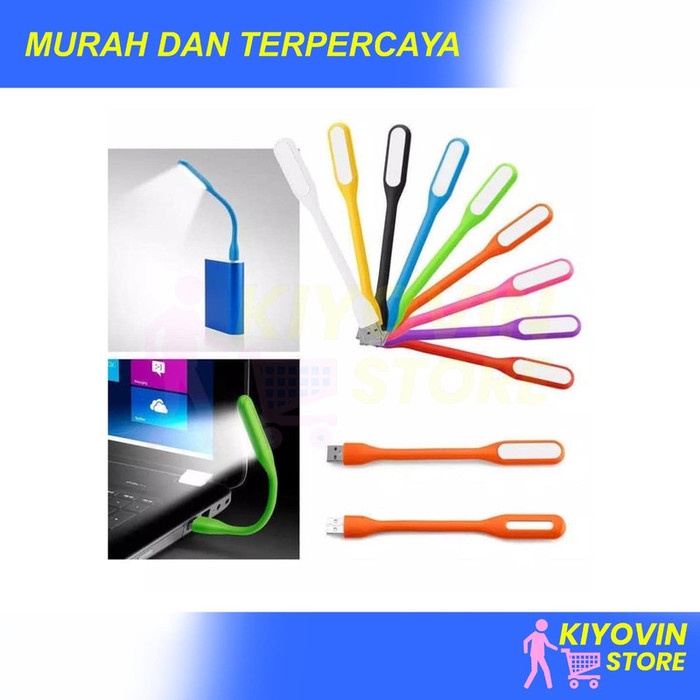 USB LED Lamp / Lampu Sikat Gigi emergency lamps light portable belajar baca laptop powerbank