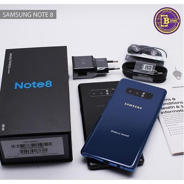PROMO MURAH  Samsung Note 8 64 GB - FULLSET - RAM 6 GB - 64GB - COD Jakarta [ HP / Tablet ]  BELI 2
