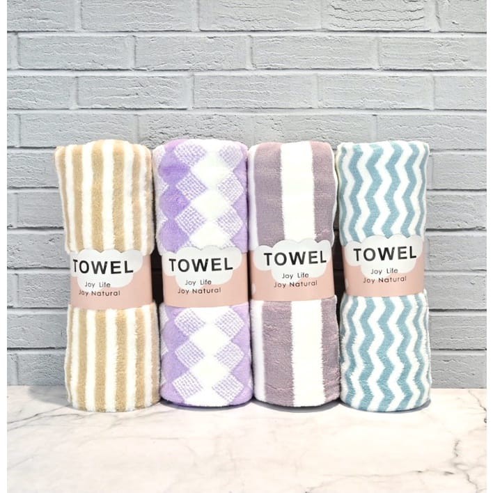 OBRAL HANDUK MICROFIBER DEWASA UK 70 X 140 CM BISA PILIH MOTIF
