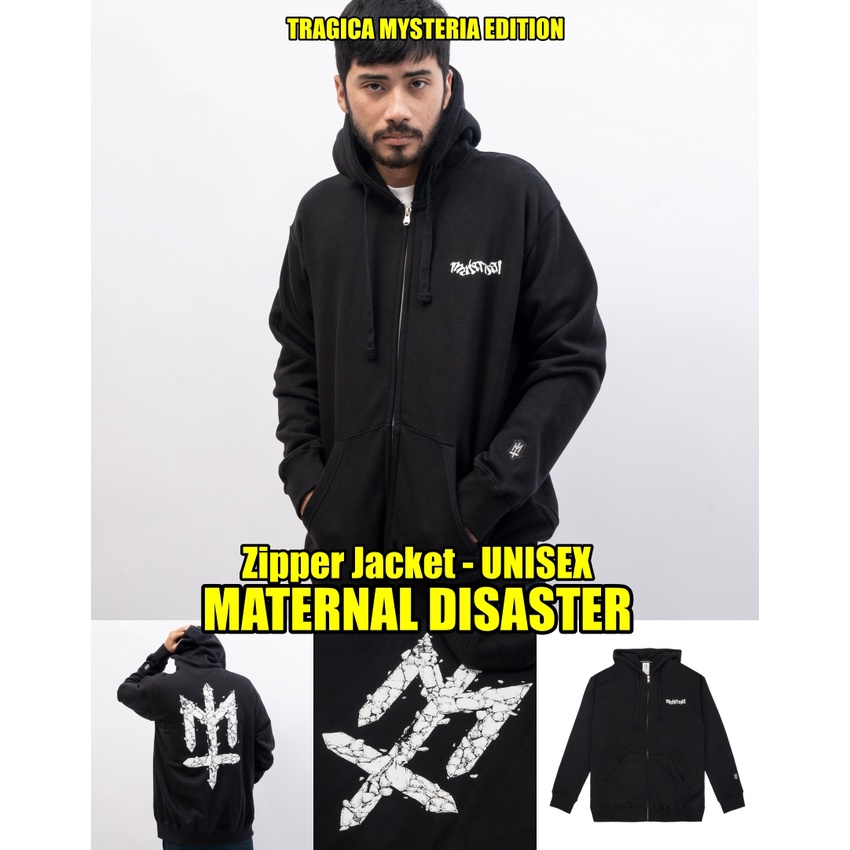 [ORIGINAL] JAKET JACKET ZIPPER NOT HOODIE PULLOVER SIZE JUMBO OVERSIZED MERK MATERNAL DISASTER UNISE