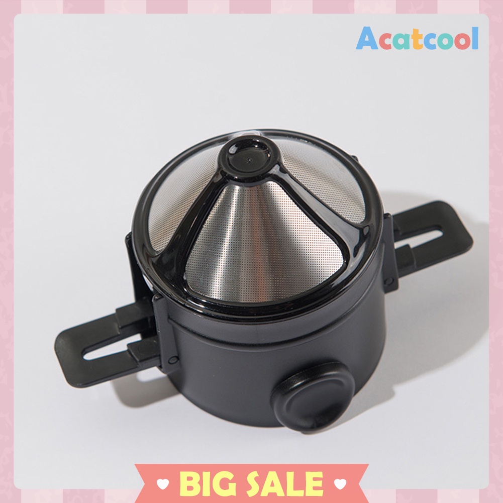 Foldable Coffee Filters Stainless Steel Drip Coffee Funnel Coffee Dripper