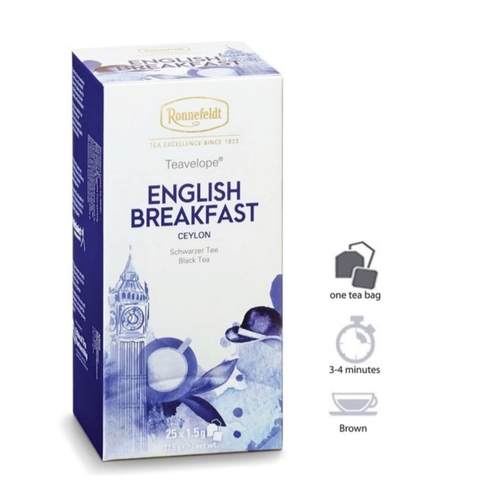 

Ronnefeldt Teavelope English Breakfast Organic Tea 37,5gr - Teh Celup