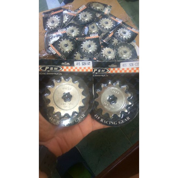 gear depan satria 2tak hiu lumba 415 PSM