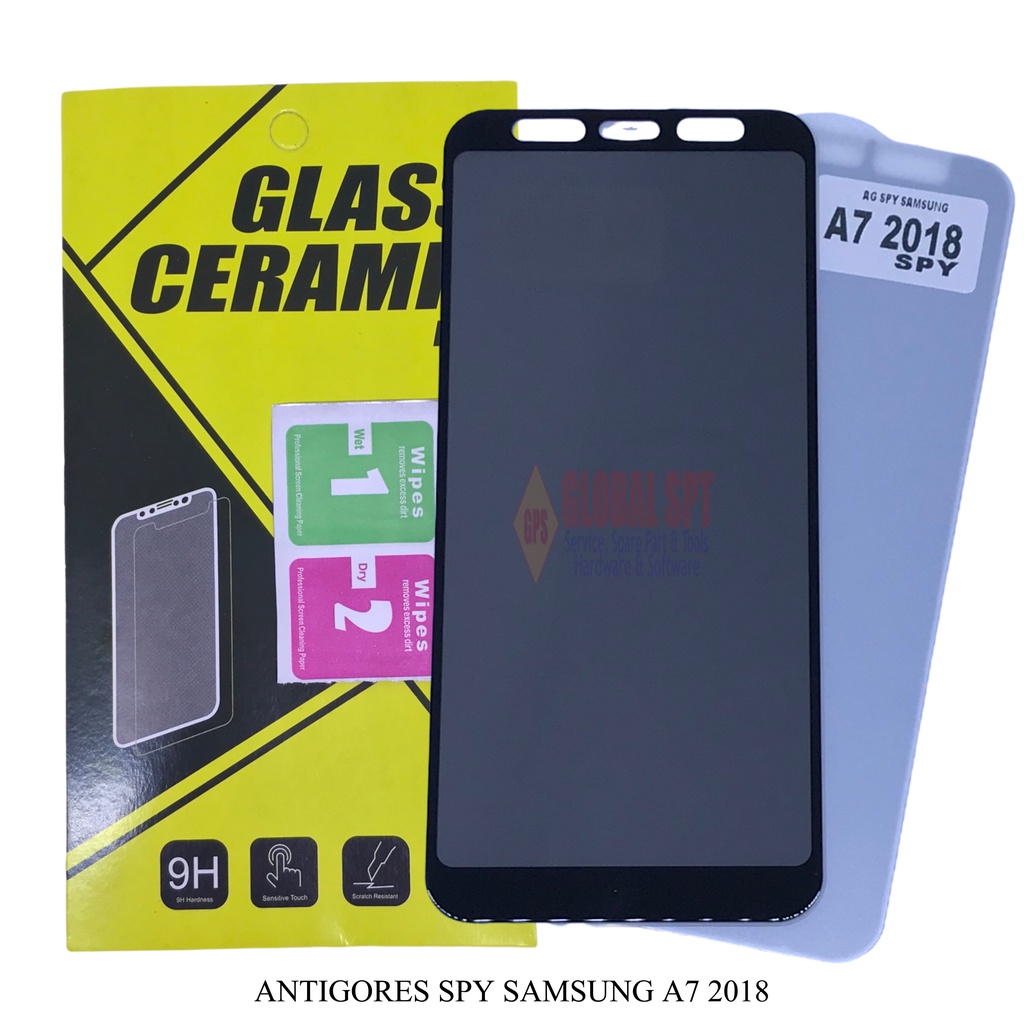 SPY SAMSUNG A750 / ANTIGORES / TEMPERED GLASS SAMSUNG A7 2018