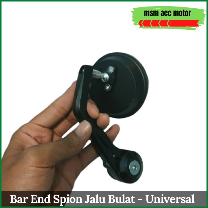 Bar End Spion Jalu Bulat (UNIVERSAL) - AEROX Nmax Vespa PCX ADV VARIO