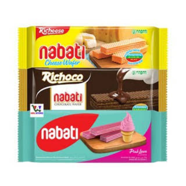 

Nabati wafer pembelian minimal 1 karton isi 24pcs