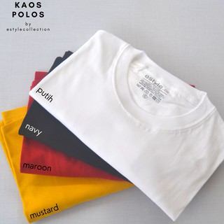 KAOS POLOS lengan pendek pria wanita COTTON COMBED 30S/ONECK/KAOS UNISEX/Kaos distro