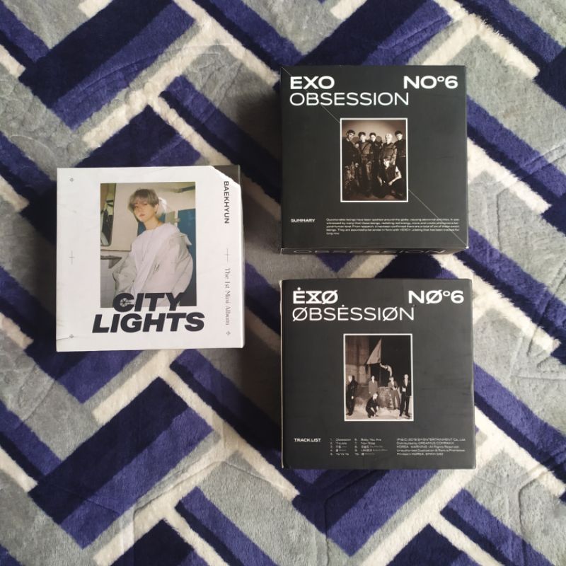 KIHNO EXO OBSESSION BAEKHYUN CITY LIGHTS ALBUM