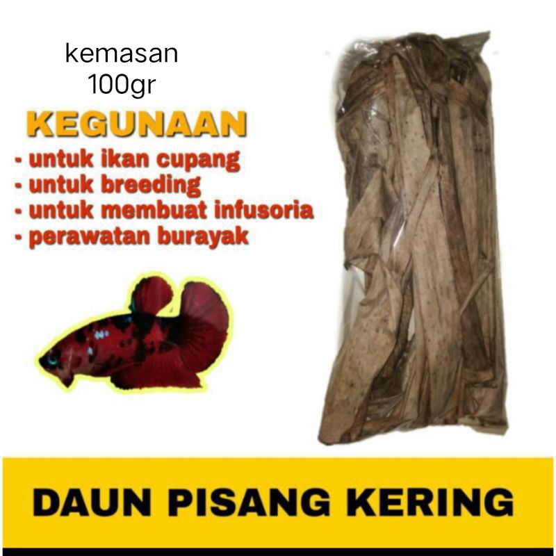 daun pisang kering
