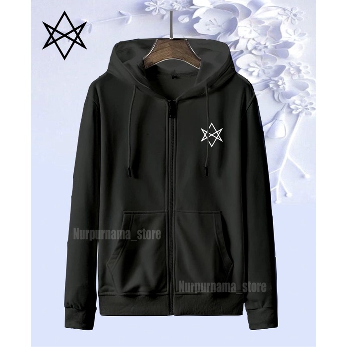 [BISA COD] SWEATER HOODIE BMTH ZIPPER RESLETING TEBAL KUALITAS DISTRO UNISEX M L XL XXL