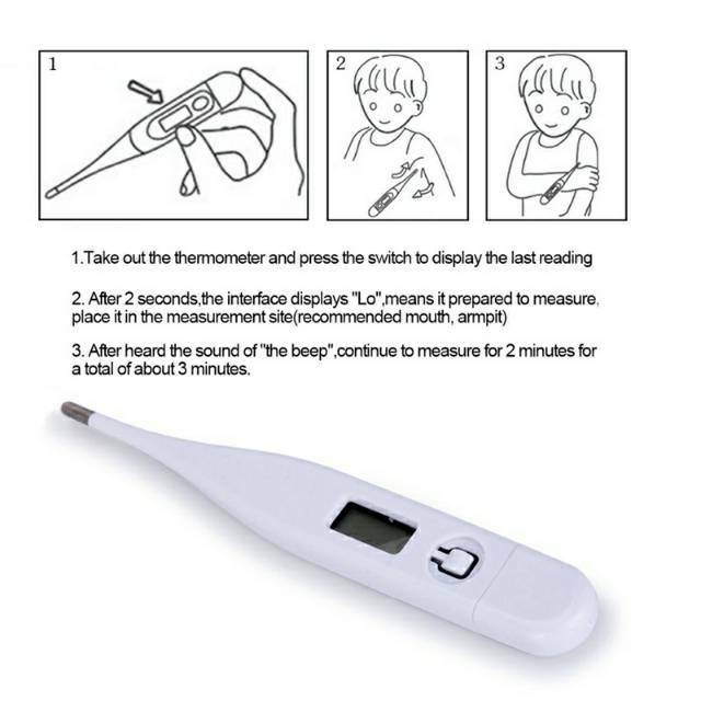 Thermometer Digital Alat Ukur Suhu Badan Praktis Dan Mudah Digunakan