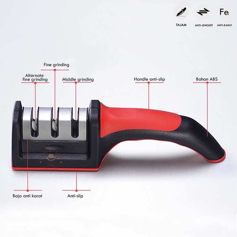 Alat Pengasah Pisau Gunting Tajam Swifty - Sharp Knife Sharpener