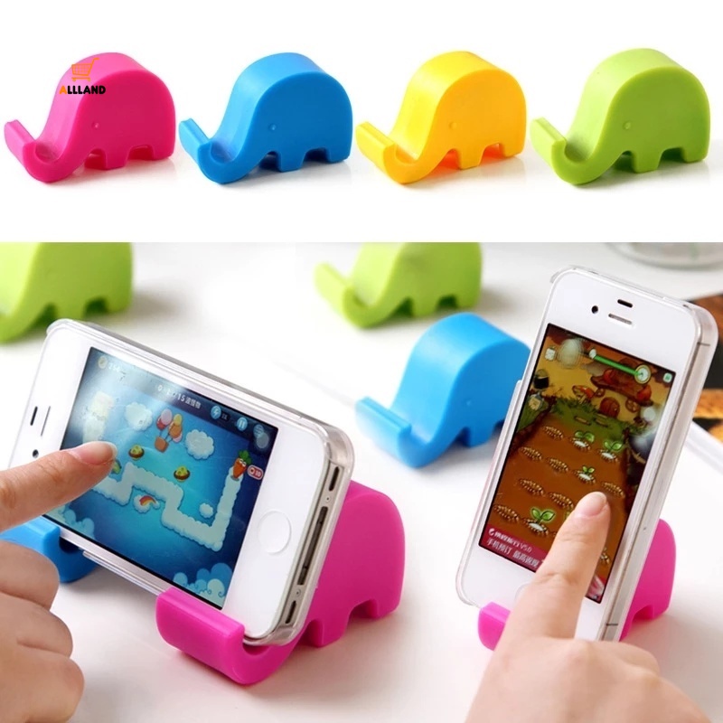 Creative Cartoon Elephant Desk Stand/ Universal Multicolor Mobile Phone Holder/ Lazy Portable Stand for Watching TV