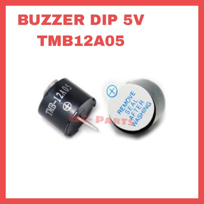 Active Integrated Buzzer TMB12A05 5V Long Sound Continous Beep Tone