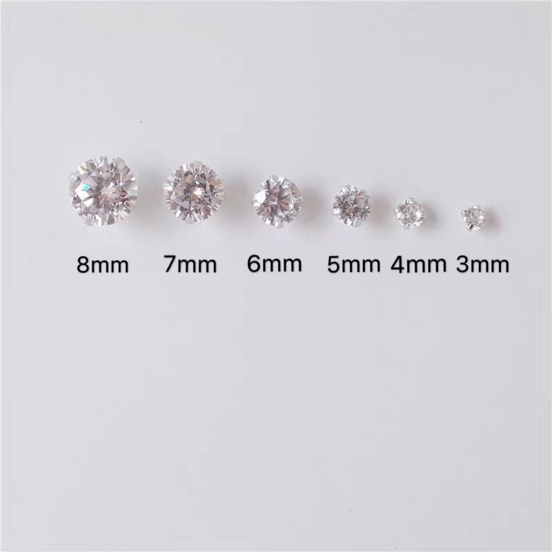 100% S999 Silver Needle Ear Stick Stud Earrings Diamond Zircon Basic Simple Helix Piercing Minimalist Hypoallergenic