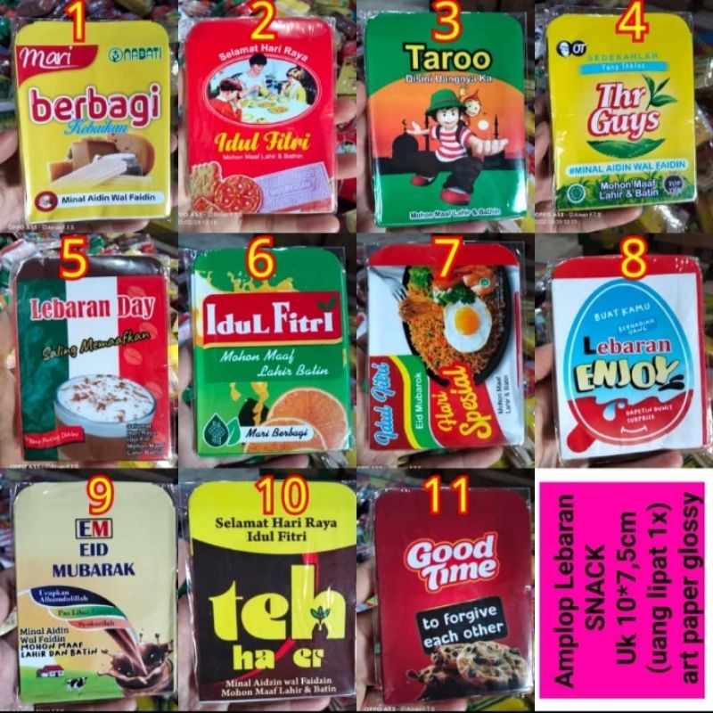 

Amplop Lebaran Snack MEDIUM MURAH (1 kg muat 70 pak)