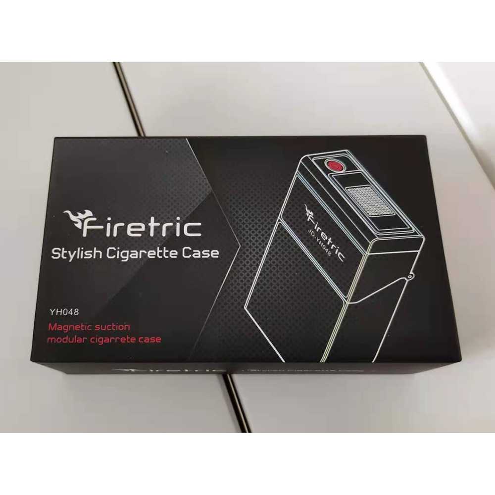 Firetric Kotak Rokok 20 Slot Korek Elektrik Pyrotechnic - JD-YH048-Hitam