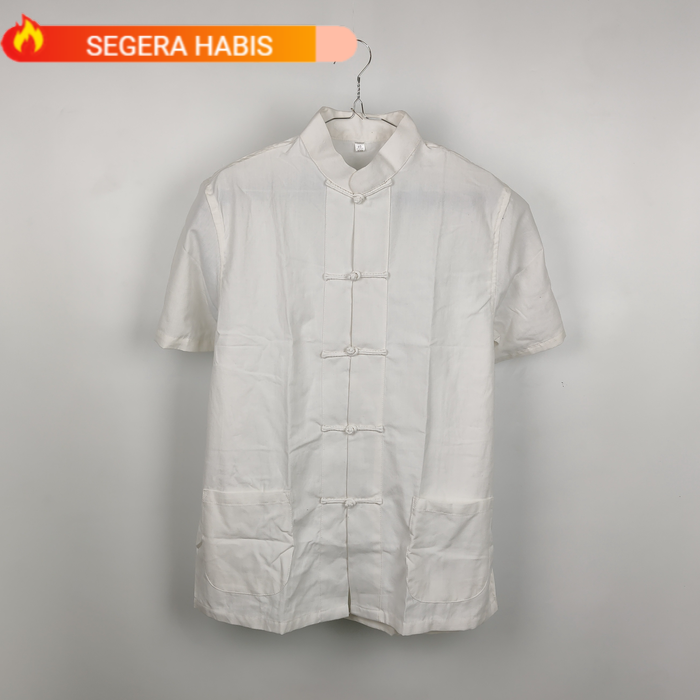 Putih XXXXL Langka Baju Ip Man Kungfu Tradisional Pendek M to XL  Fashion Terbaru