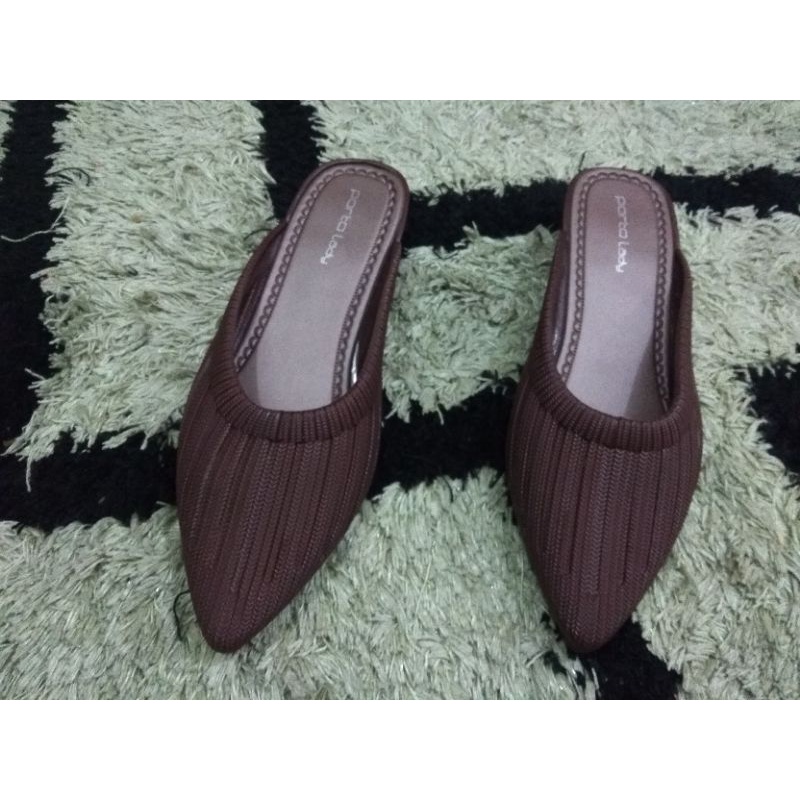 sandal wanita slop jelly/karet impor porto lady type Dta terbaru, bisa bayar ditempat (cod)-4