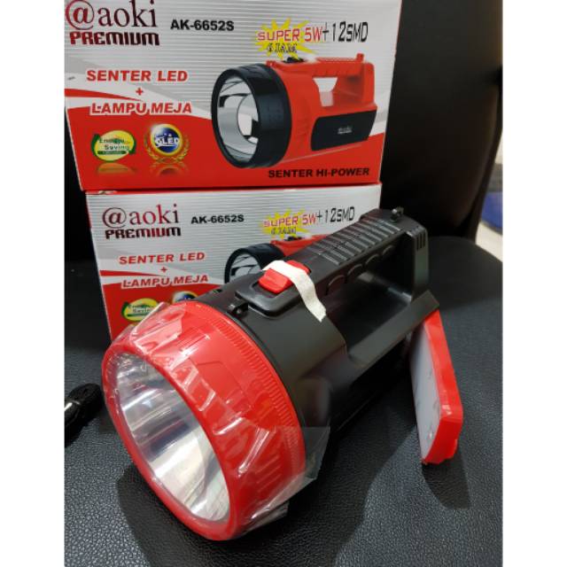 Senter led premium aoki 6652s