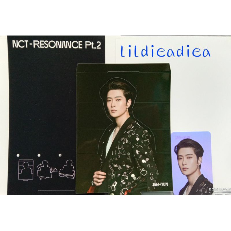 set photocard lenticular hologram standee jaehyun