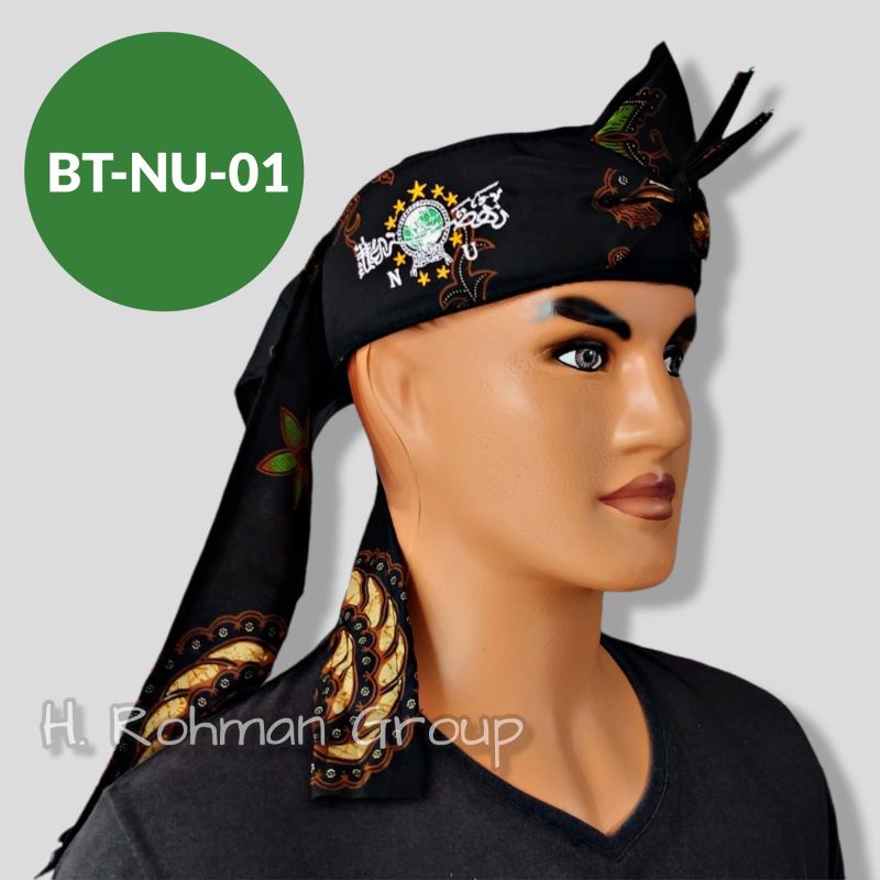 Blangkon NU Iket Sunda Bordir Nahdlatul Ulama - Blangkon Iket Sunda Bordir Nuiket sunda candra sumir