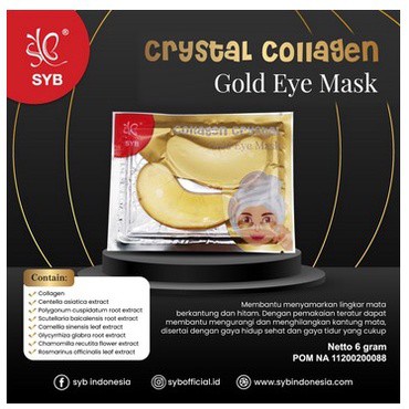 ★ BB ★  SYB Crystal Collagen Lip Mask | Eye Mask 6gr