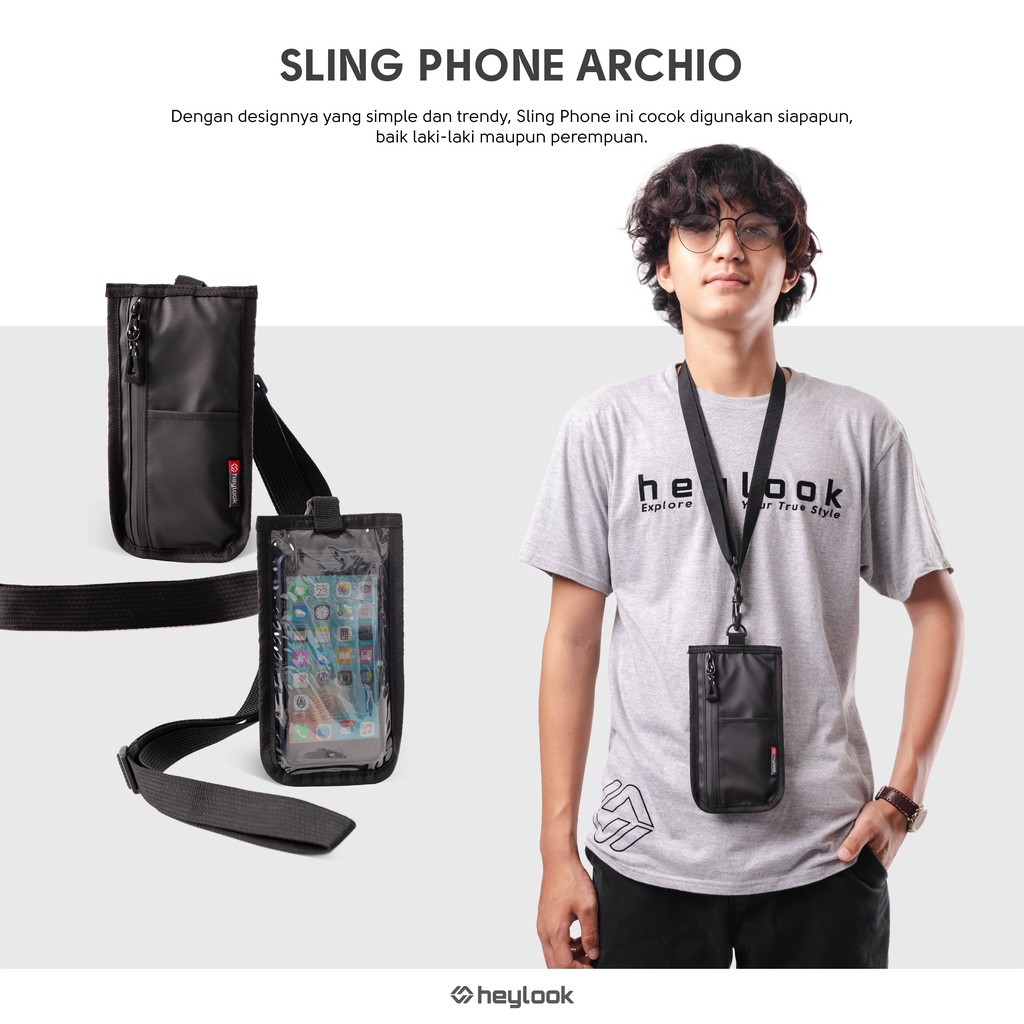 HEYLOOK Project - Sling Phone ICHIRO Pouch Wallet Waterprooff Sling Phone Anti Air Sling Bag Pouch