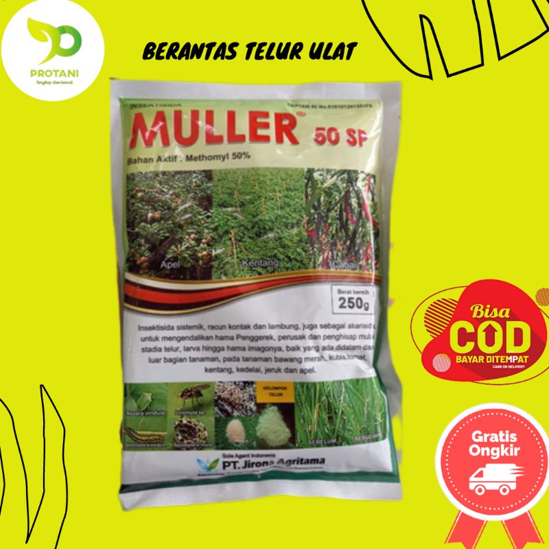 INSEKTISIDA KONTAK UNTUK TELUR ULAT-MULLER 250GR