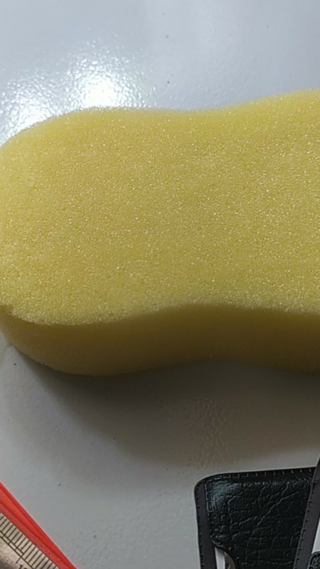 Spon Cuci Mobil Dan Motor Kuning - Busa Spons Sponge Cuci Mobil