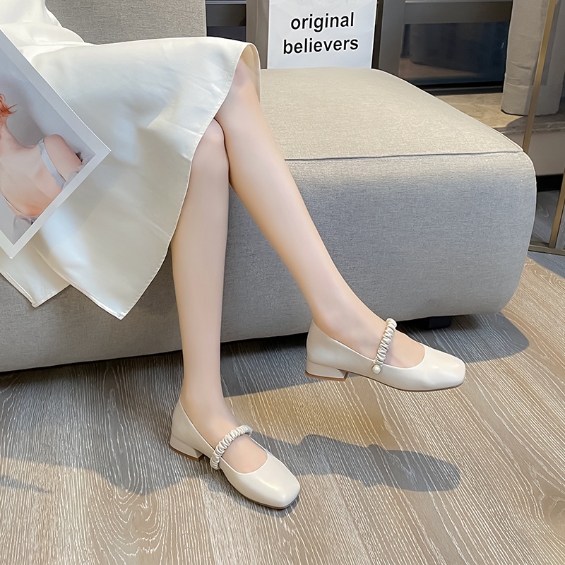 Casual Elegant Mary Jane Pumps Flat Shoes 5224 (36-40)