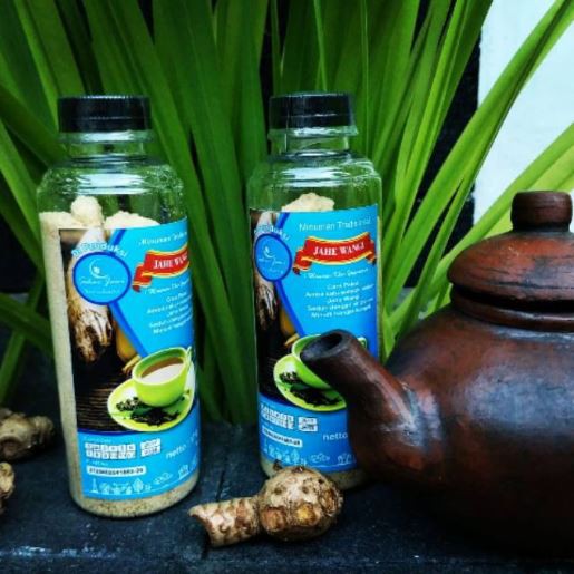 MINUMAN JAHE WANGI INSTAN BUBUK 175 GRAM WEDANG JAHE MINUMAN TRADISIONAL OLEH OLEH JOGJA RIENS COLLECTIONS