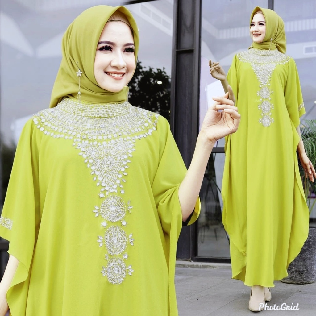 HOPYLOVY - Kaftan Wanita Payet Terbaru Maharani