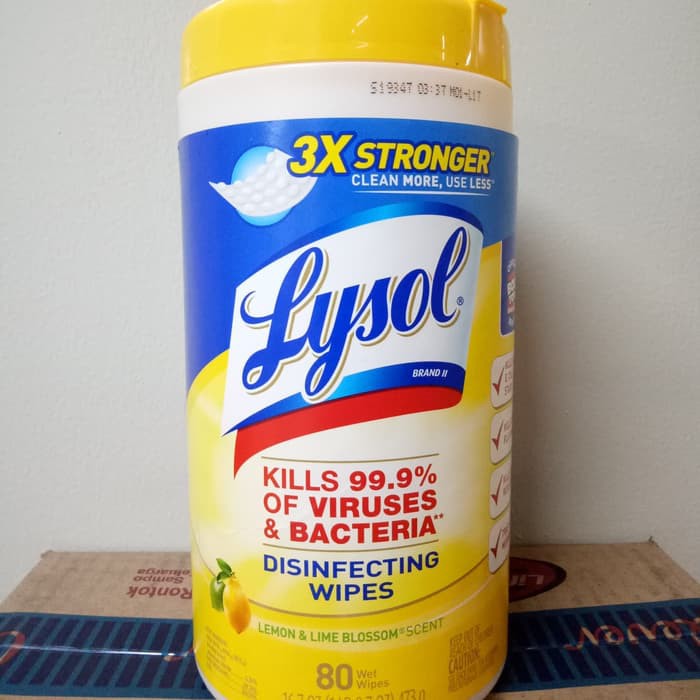 New Arrival - Lysol Disf Wipes Sanit Citrus 80Ct