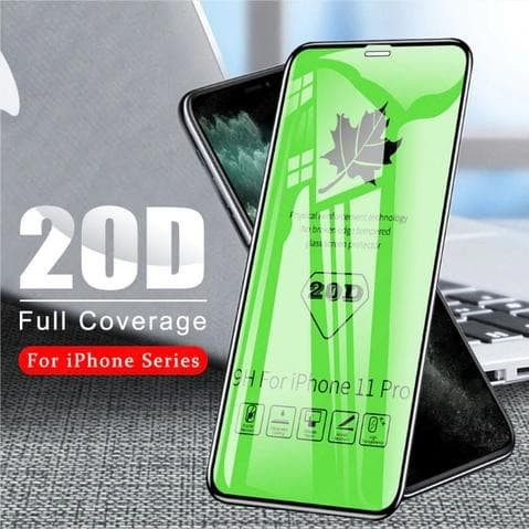 IPHONE 11/11 PRO/11 PRO MAX/IPHONE X/XS/XR/XS MAX TEMPRED GLASS FULL LEM 20D ORIGINAL TEBAL